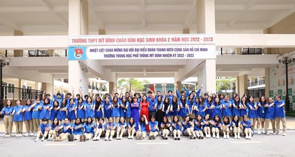 Đại hội Đoàn TNCS Hồ Chí Minh trường THPT Mỹ Đình nhiệm kỳ 2022 - 2023
